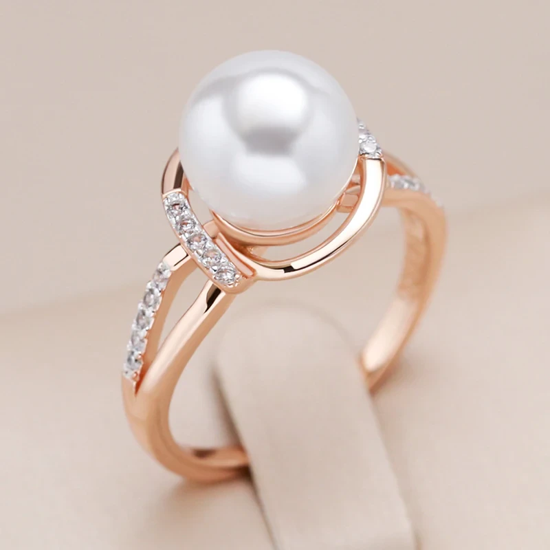 Radiant Pearl Elegance Ring