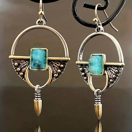 Antique Egyptian Gold Earrings