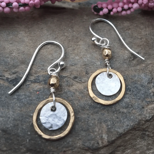 Retro Gold and Silver Plated Earrings