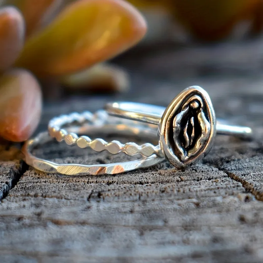 Retro Silver Bohemian Ring Collection