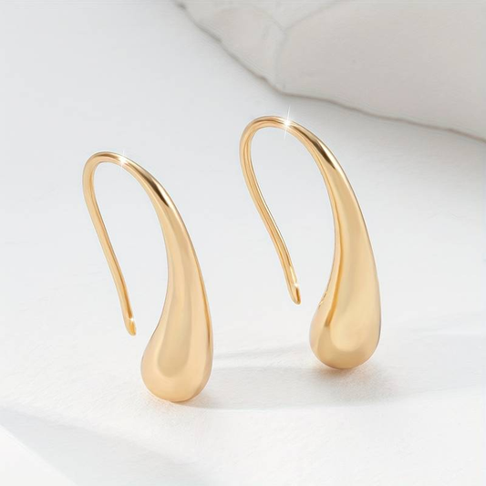 Retro Golden Drop Earrings - Buy One, Get One Free!