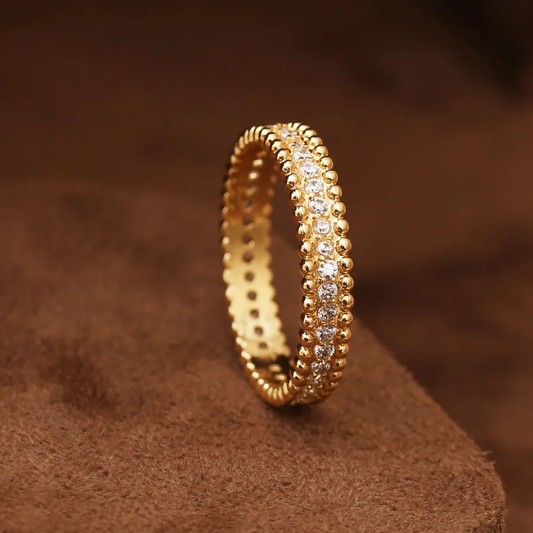Classic Inlaid Zirconia Ring