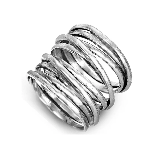 Antique Silver Stacked Ring