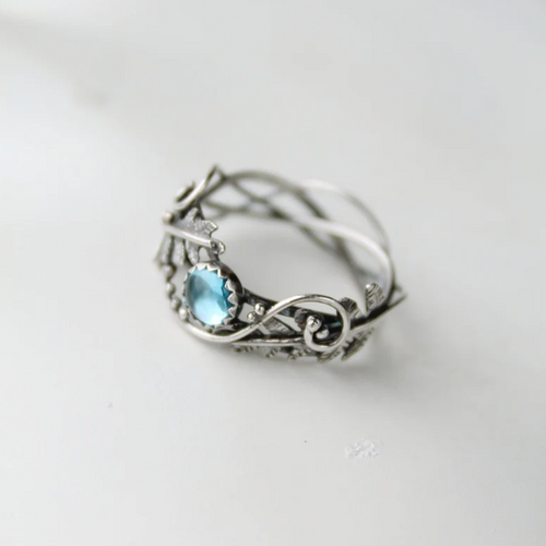 Classic Blue Moonstone Vintage Ring