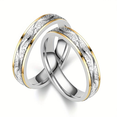 Classic Gold and Silver Radiant Ring Collection