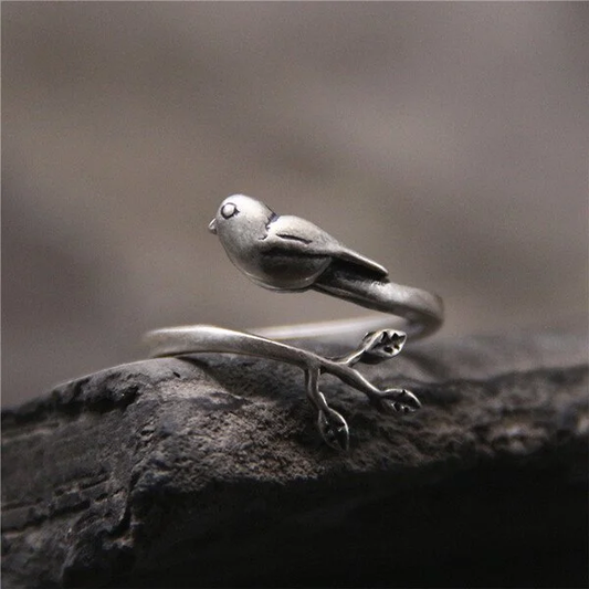 Retro Birdie Adjustable Ring
