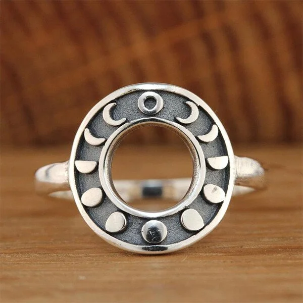 Retro Lunar Phase Ring