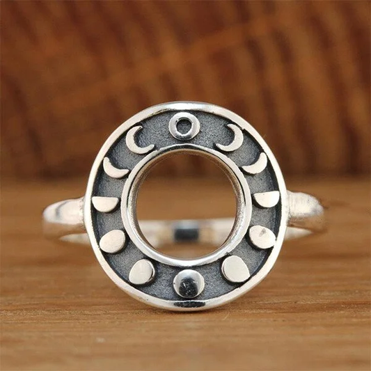 Retro Lunar Phase Ring
