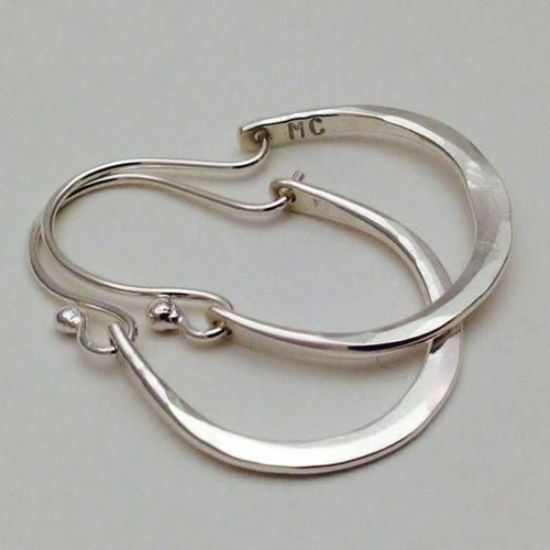 Classic Silver Hoop Earrings
