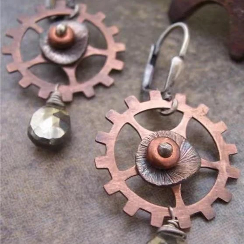 Retro Mechanical Earrings