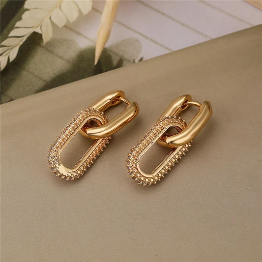 Chic Radiant Chain Earrings
