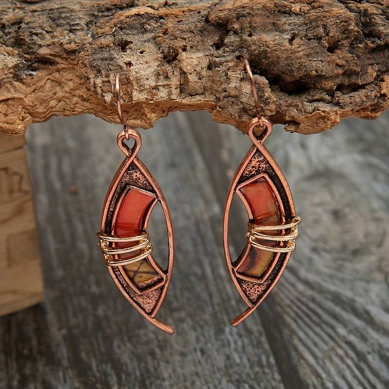 Retro Bronze Earrings
