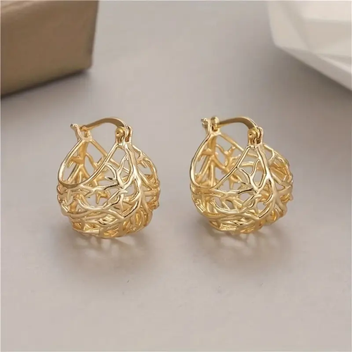 Radiant Hollow Sphere Earrings