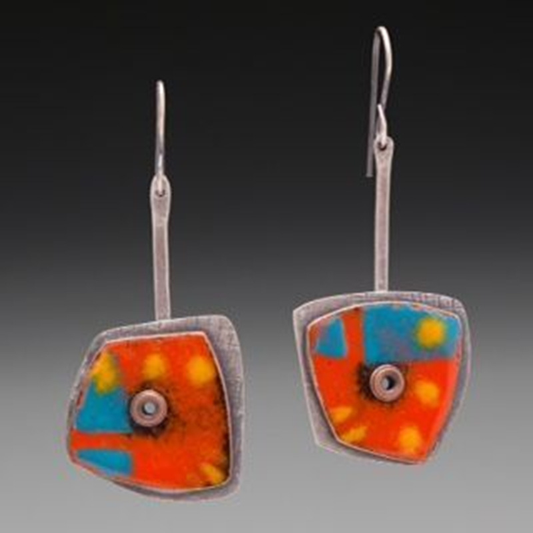 Retro Acrylic Drop Earrings