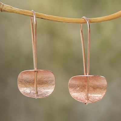Retro Bronze Drop Earrings