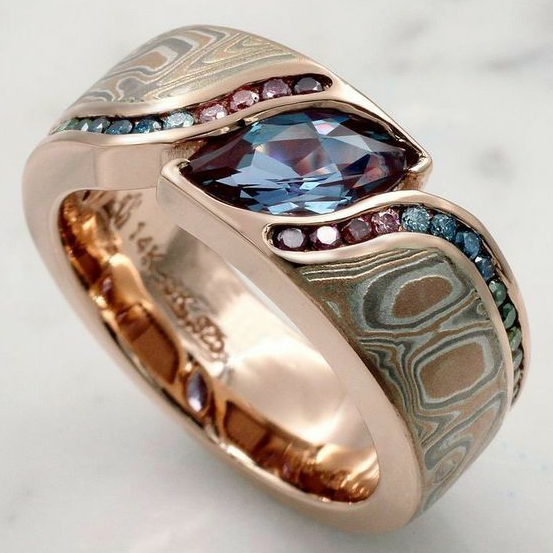 Retro Prifddinas Eyeglass Ring