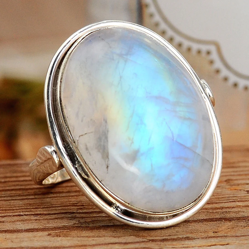 Classic Oval Moonstone Ring