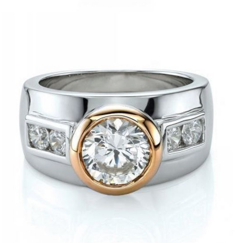 Classic Silver Zirconia Sparkling Ring
