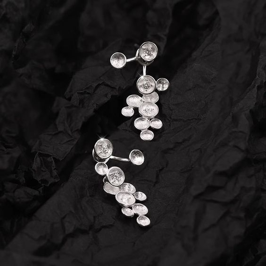 Retro Silver Dangle Earrings