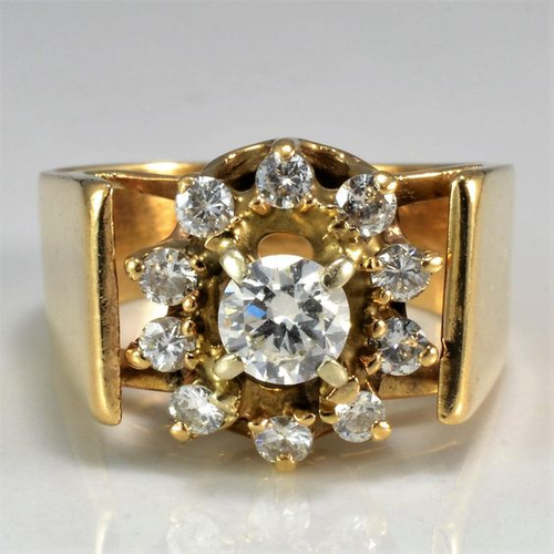 Classic Gold Crystal Ring
