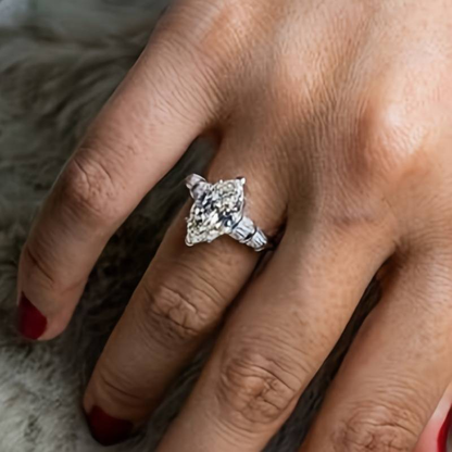 Retro Vibrant Drop Ring