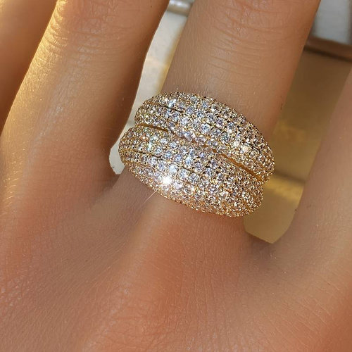 Retro Vibrant Double Ring