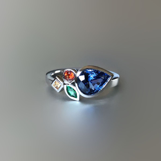 Retro Vibrant Glow Ring
