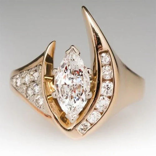 Retro Point Radiance Ring