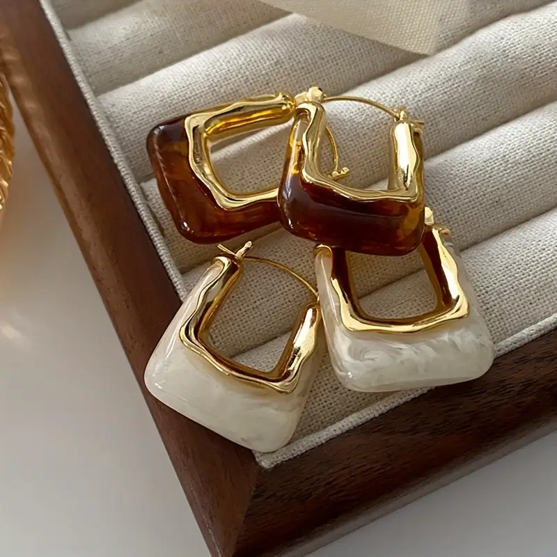 Radiant Goldstone Earrings