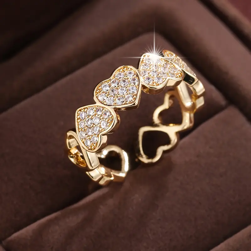 Radiant Love Gold Ring