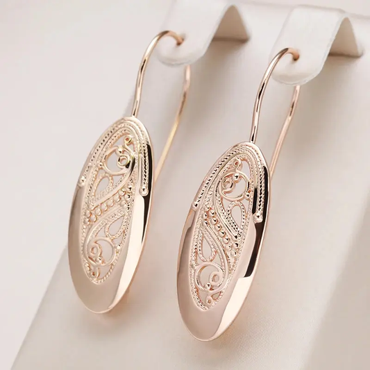 Chic Hollow Gold Earrings