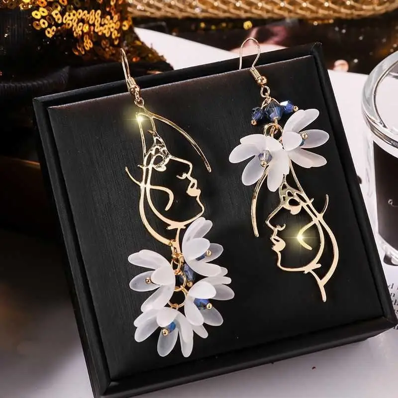 Radiant White Drop Earrings