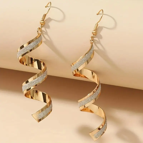 Vibrant Spiral Earrings