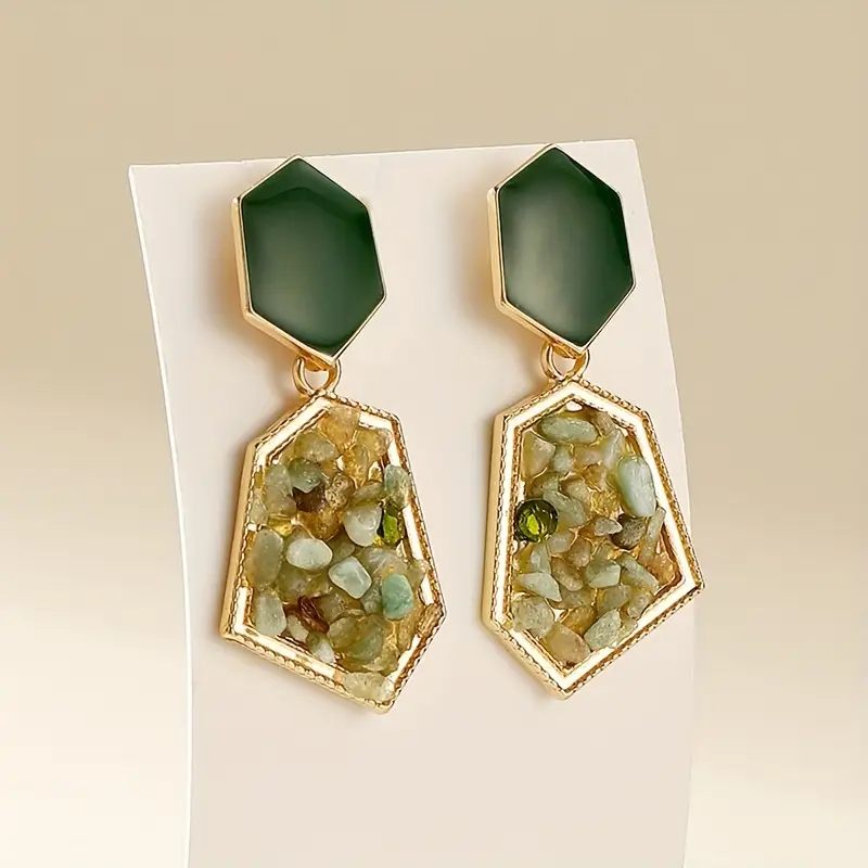 Emerald Gemstone Earrings