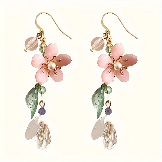 Floral Drop Earrings