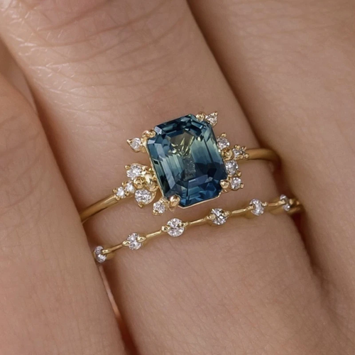 Vibrant Blue Ring Collection