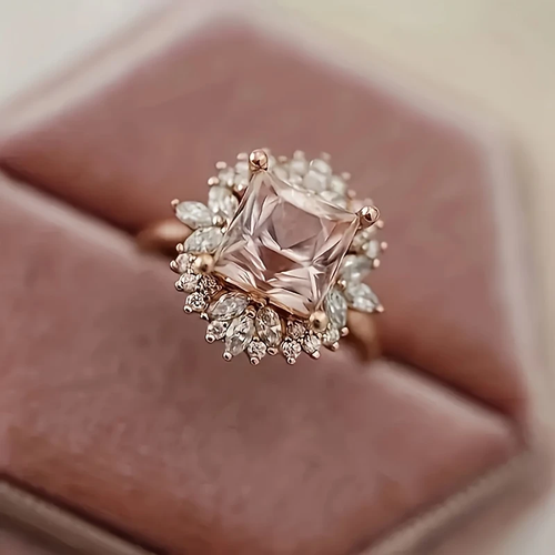 Vibrant Pink Glass Ring