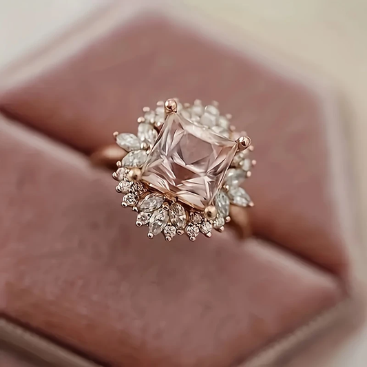 Vibrant Pink Glass Ring