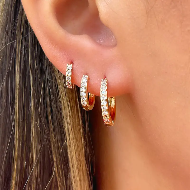 Radiant Zirconia Earrings
