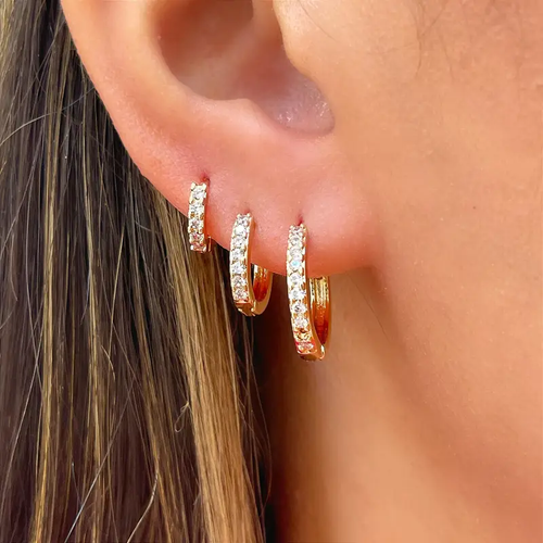 Radiant Zirconia Earrings