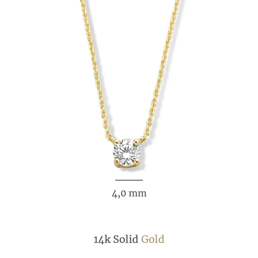 Cléa Gold Moissanite Stone Set