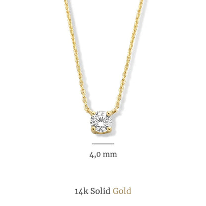 Cléa Gold Moissanite Stone Set