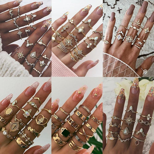 Exclusive Premium Set of 8 to 12 Rings